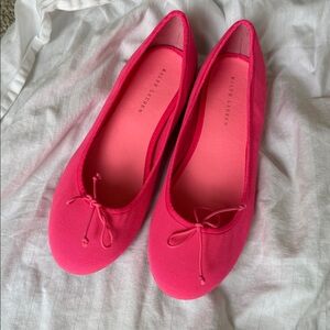 Ralph Lauren Women's Hot Pink Ballet Flats
